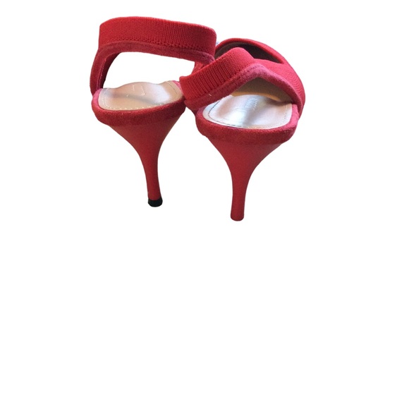 Cuccoo Red Knit Slingback Pumps Size 8.5 NWOT - Picture 6 of 6